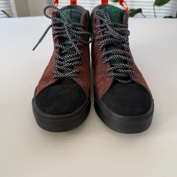 Nike SB Chron 2 Mid Mens Skate Shoes Brown/Green DC8903-300 - Picture 2 of 9